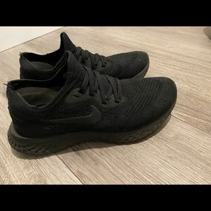 Nike black running sneakers